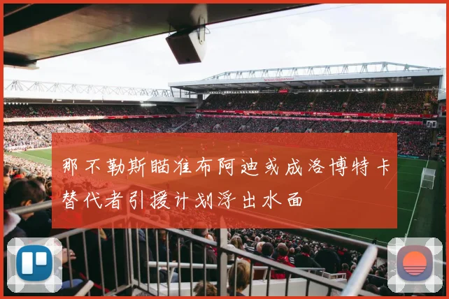 那不勒斯瞄准布阿迪或成洛博特卡替代者引援计划浮出水面